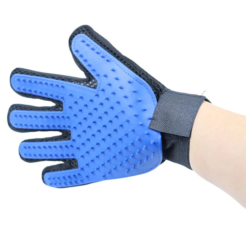 Professional Pet Grooming Glove for Cats and Dogs - Deshedding Brush and Comb for Effective Pet Hair Removal
