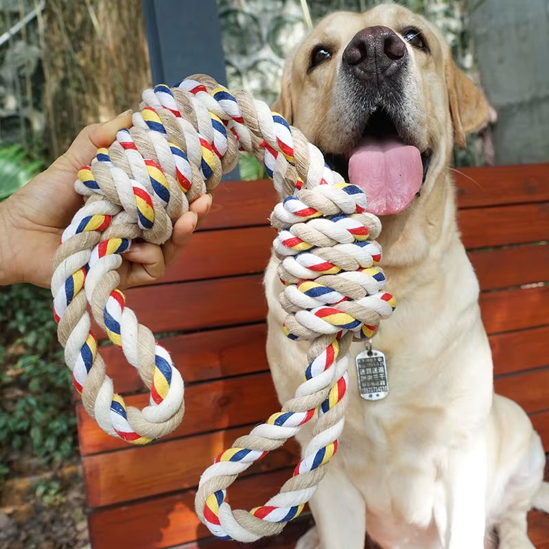 60CM Durable Molar Rope Toy for Large Dogs - Ideal for Rottweilers and Golden Retrievers - WF1015